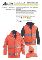 PARKA TRIPLO USO ARANCIO